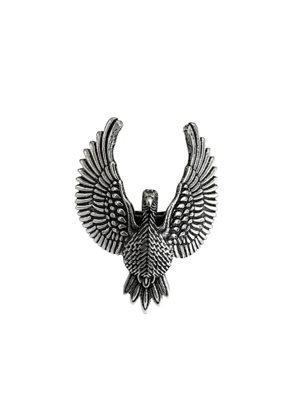 Lotta Djossou Bague Aigle Argentée Hot