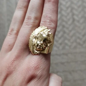 Lotta Djossou Bague Angel Dorée Clearance