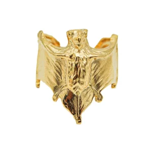 Lotta Djossou Bague Bat Dorée New