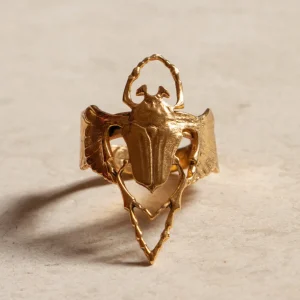 Lotta Djossou Bague Beetle Dorée New