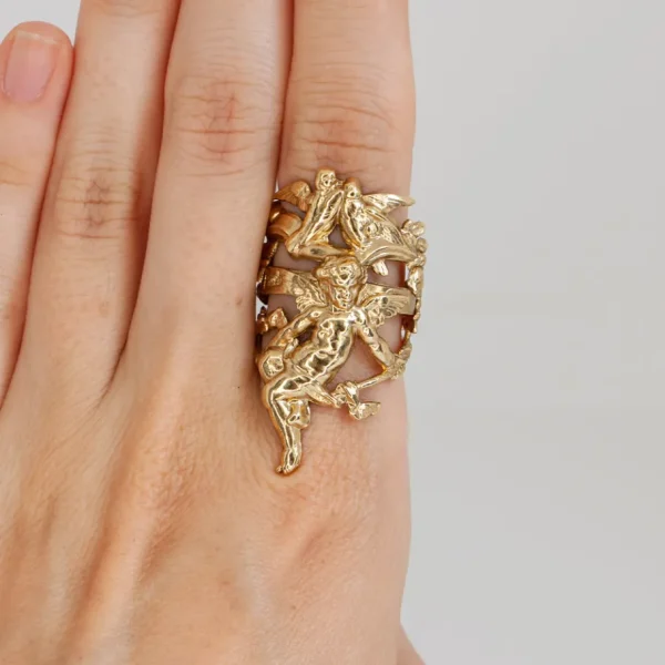 Lotta Djossou Bague Beline Dorée Clearance