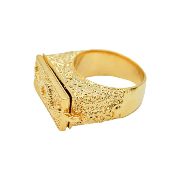 Lotta Djossou Bague Boîte Secrète Serpent Dorée Discount