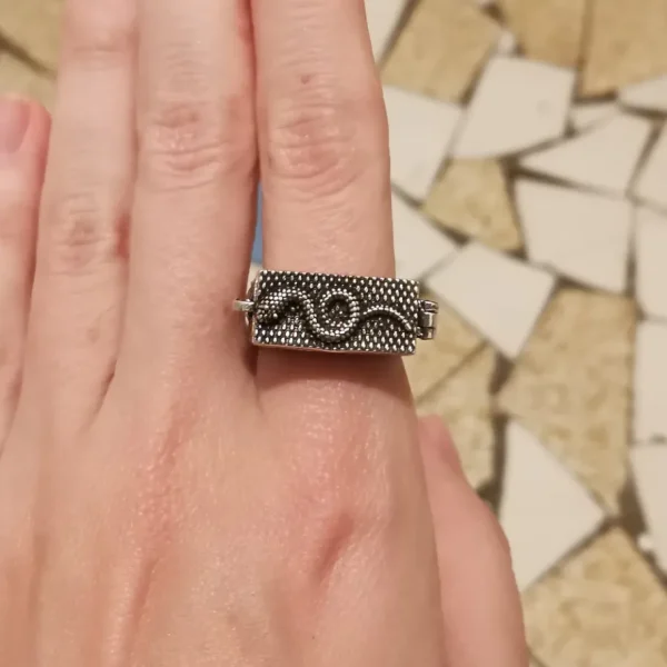 Lotta Djossou Bague Boîte Secrète Serpent Sale