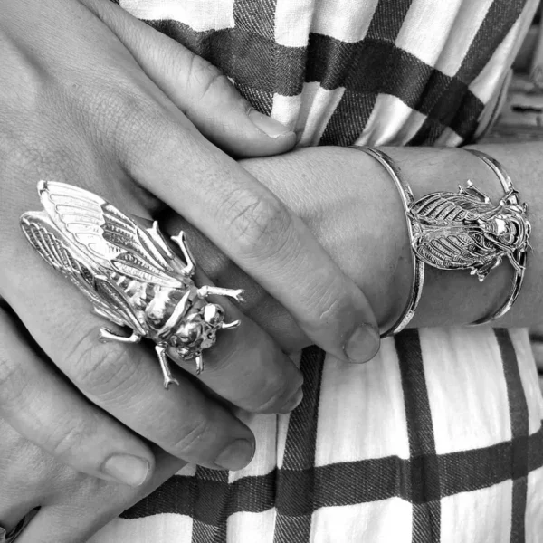 Lotta Djossou Bague Cicada New