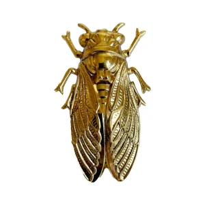 Lotta Djossou Bague Cicadas Dorée Sale