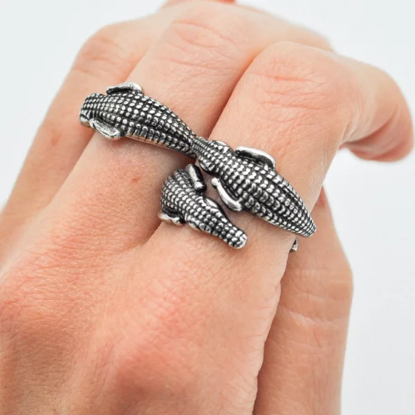 Lotta Djossou Bague Crocodile Online