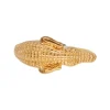 Lotta Djossou Bague Crocodile Dorée Hot
