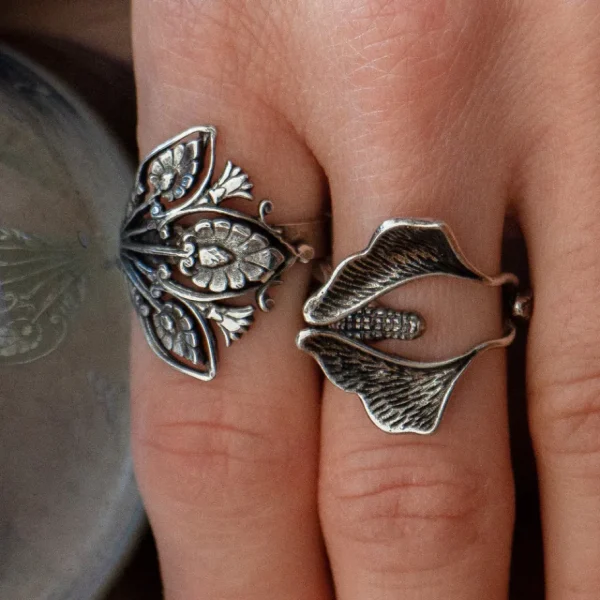 Lotta Djossou Bague Crocodile Ginkgo Online