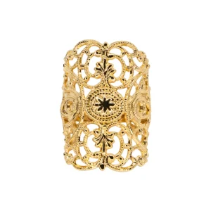 Lotta Djossou Bague Dentelle New Dorée Outlet