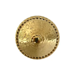 Lotta Djossou Bague Dôme Dorée Outlet