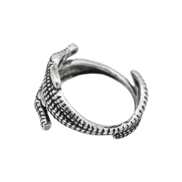 Lotta Djossou Bague Double Crocodile New