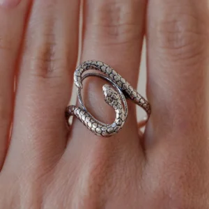 Lotta Djossou Bague Double Snake Sale