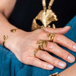 Lotta Djossou Bague Ella Dorée Hot