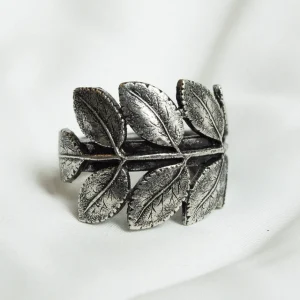 Lotta Djossou Bague Feuille d'Acacia Fashion