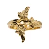 Lotta Djossou Bague Feuilles de Vigne Dorée Outlet