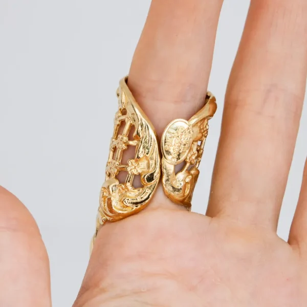 Lotta Djossou Bague Filigrane Dorée Online