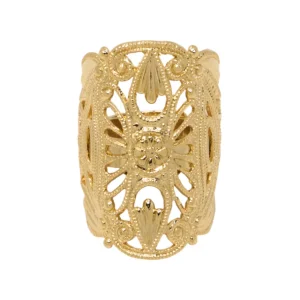 Lotta Djossou Bague Filigrane Gatsby Dorée Outlet
