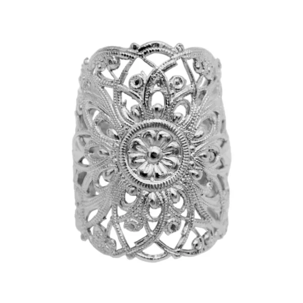 Lotta Djossou Bague Filigrane Mandala Fashion