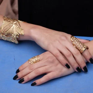 Lotta Djossou Bague Filigrane Mandala Dorée Hot