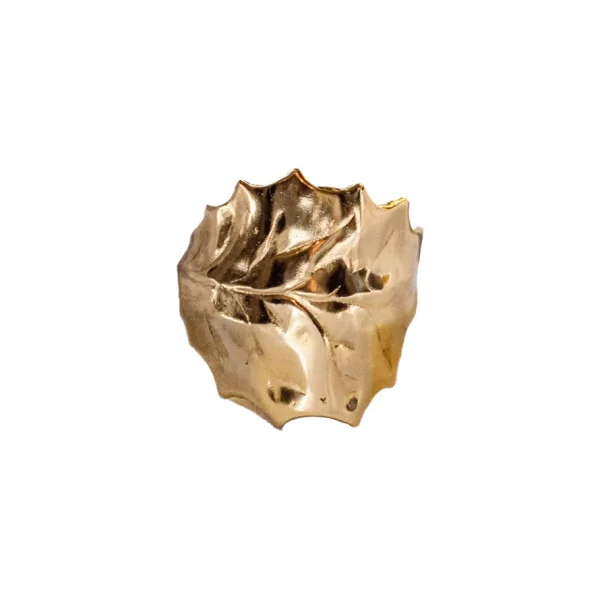 Lotta Djossou Bague Flora Dorée Fashion