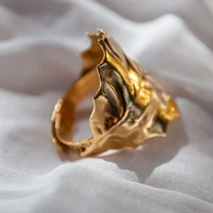 Lotta Djossou Bague Flora Dorée Fashion