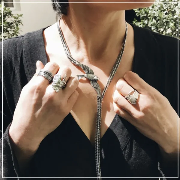 Lotta Djossou Bague Ginkgo Sale