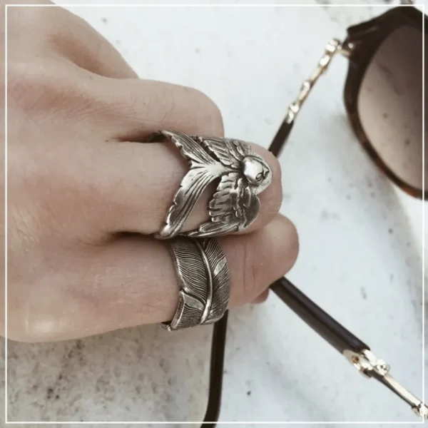 Lotta Djossou Bague Hirondelle Discount