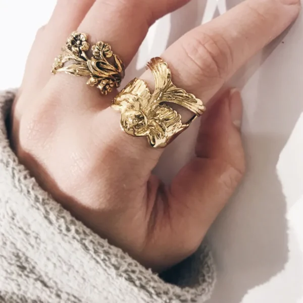 Lotta Djossou Bague Hirondelle Dorée Outlet