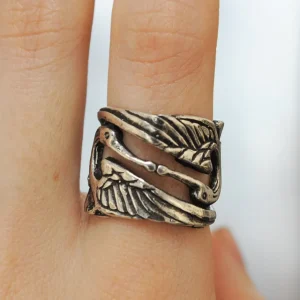 Lotta Djossou Bague Héron Kiss Clearance