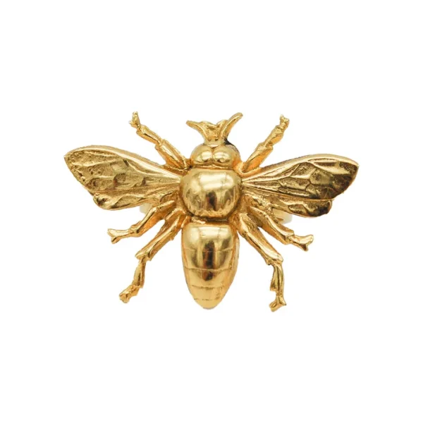 Lotta Djossou Bague Insecte Dorée Discount