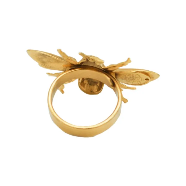 Lotta Djossou Bague Insecte Dorée Discount