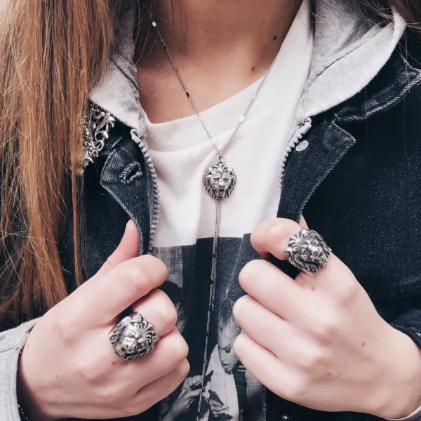 Lotta Djossou Bague Lion Discount