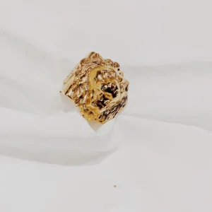 Lotta Djossou Bague Lion Dorée New