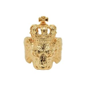Lotta Djossou Bague Lion King Dorée Best