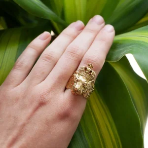 Lotta Djossou Bague Lion King Dorée Best
