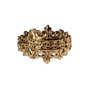 Lotta Djossou Bague Little Baroque Dorée Outlet