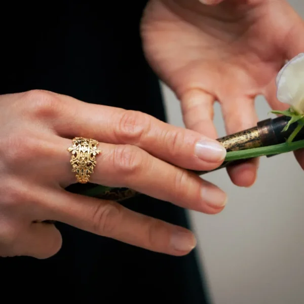 Lotta Djossou Bague Little Baroque Dorée Outlet