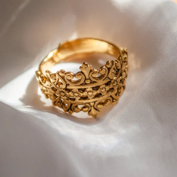 Lotta Djossou Bague Little Baroque Dorée Outlet