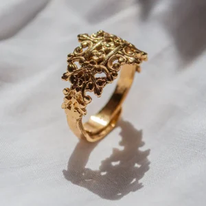 Lotta Djossou Bague Little Baroque Dorée Outlet