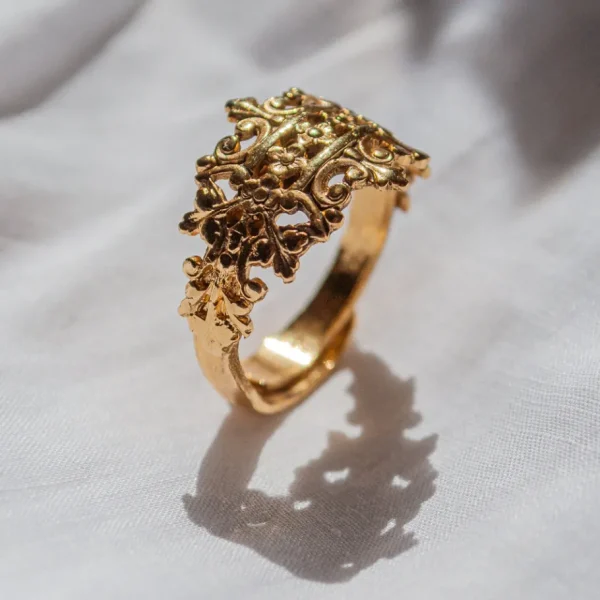 Lotta Djossou Bague Little Baroque Dorée Outlet