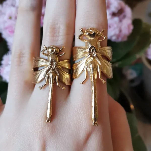 Lotta Djossou Bague Little Libellule Dorée Online