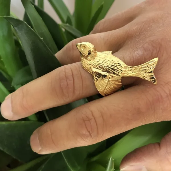 Lotta Djossou Bague Lov Dorée Clearance