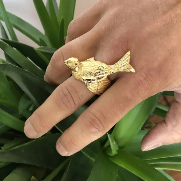 Lotta Djossou Bague Lov Dorée Clearance