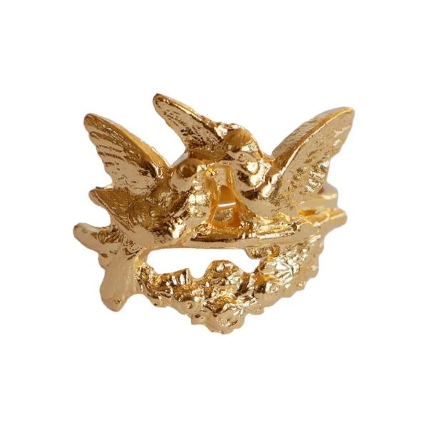 Lotta Djossou Bague Love Birds Dorée Outlet