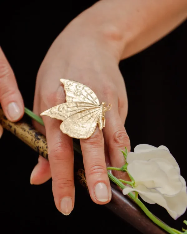 Lotta Djossou Bague Macey Dorée Outlet