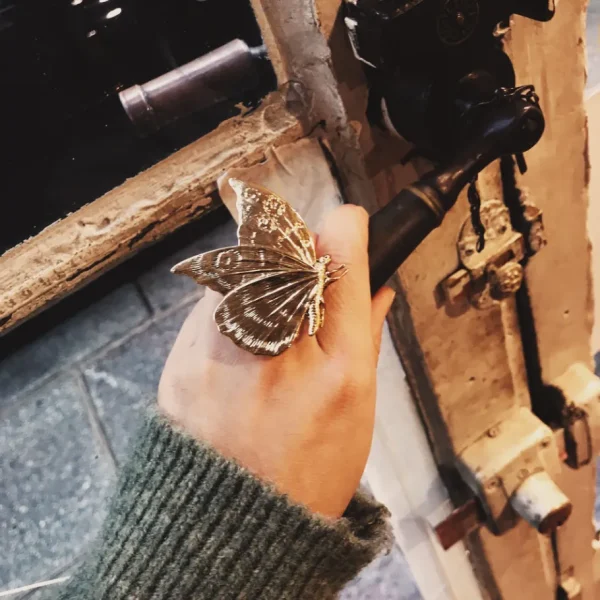 Lotta Djossou Bague Macey Dorée Outlet