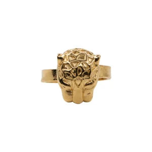 Lotta Djossou Bague Mini Panthère Dorée Hot