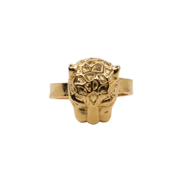 Lotta Djossou Bague Mini Panthère Dorée Hot