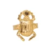 Lotta Djossou Bague Mini Scarabée dorée Sale