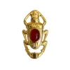 Lotta Djossou Bague Oscar Dorée Cornaline Sale